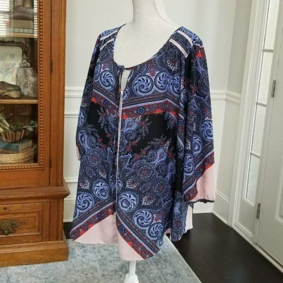 Gibson Latimer Boho Tunic Size XL - Picture 2 of 11